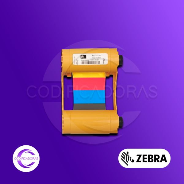 Cinta Ribbon Zebra ZXP 3, 800033-340 Full Color 280 IMG - Image 2