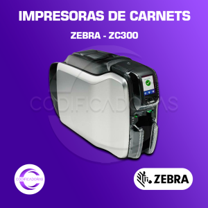 Impresora De Carnets Zebra ZC300 – Doble Cara