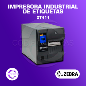 Impresora Industrial de Etiquetas Zebra ZT411