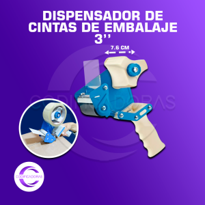 Dispensador de cinta de embalaje 3''