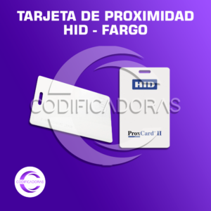 TARJETA DE PROXIMIDAD GRUESA HID - FARGO - POLICLORURO DE VINILO