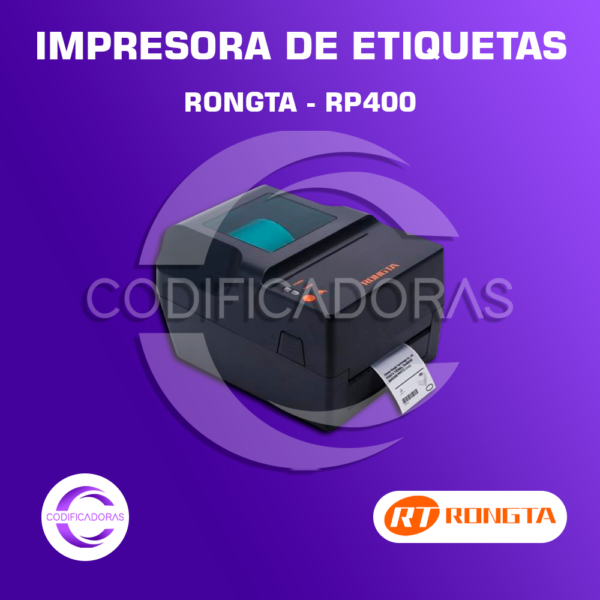Impresora de Etiquetas Autoadhesivas – RONGTA RP400 – Impresora Térmica